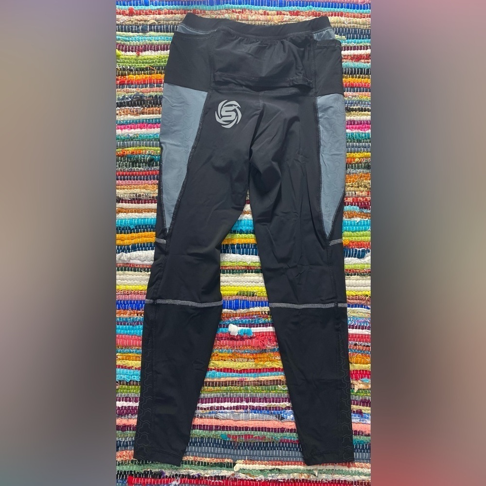 Sural Athletic Pants, Sz S, 3 Pockets, 31” Long, Drawstring Waist, Black - Picture 5 of 10
